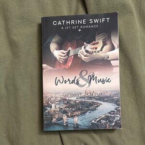 Words & Music by Cathrine Swift — Black Spine Paperback with Pink Accent